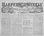 Top half of front page, Harper's Weekly, May 14, 1870